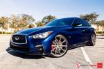 Infiniti Q50S by Naples Speed on Vossen Wheels (VFS-10) 2018 года